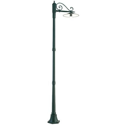 acquista Lampada Palo Alto per Giardino Colore Grigio per Esterno Linea Piatto Antico Sovil