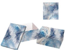 Set 10 Scatole cartone azzurro rettangolare 