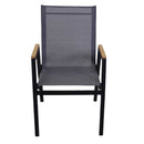 Sedia da Giardino 53x65xh87 cm in Alluminio Idaho Plus Antracite