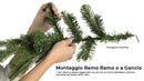 Albero di Natale Artificiale Vanzetti Quercia del Gargano Verde Varie Misure