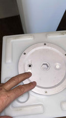 Sgabello Luminoso da Giardino in Polietilene Autoricaricabile Solare Sined Kamis Bianco 