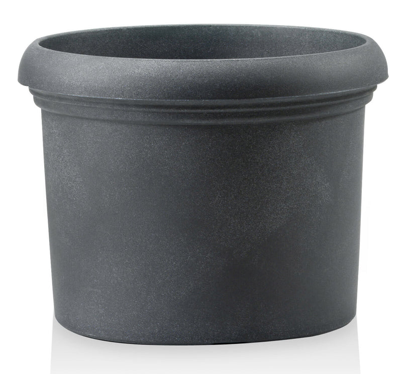 Vaso in Resina Tulli Cilindro Vicenza Classic Antracite Varie Misure
