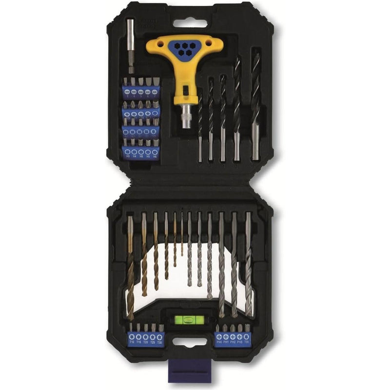 Set da 50 Punte per Trapano con Valigetta Custodia Portatile Kinzo