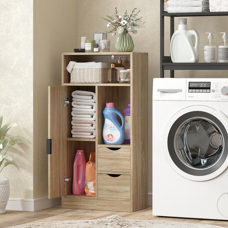 Mobile Sopra Lavatrice Bangor - Armadietto Con Ante, Ripiani, Bianco, 190x26x64 Cm, Ottimizza Spazi Bagno - Foto 9