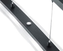 Lampada a Sospensione da Interno a LED in Metallo Nero Opaco