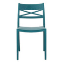 Set 6 Sedie 81x46x52 cm in Polipropilene Ottanio