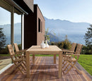 Set 2 Sedie da Giardino 58x59x91h cm con Braccioli Maryland