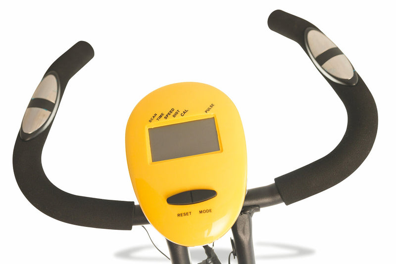 Cyclette Manuale Pieghevole 100Kg Kooper Simmy Gialla