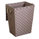 Cesto Portabiancheria in poliestere tortora rettangolarecm 40x30xh53