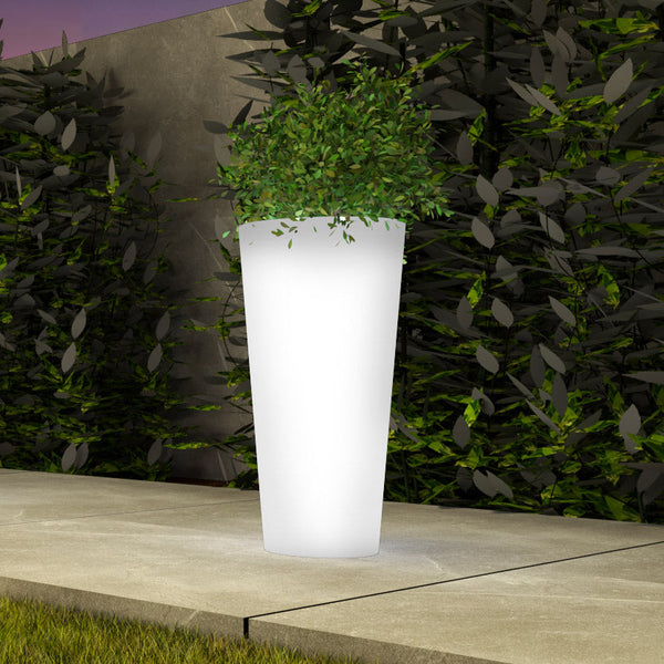 Vaso Luminoso Ø34x86 cm in Resina Arkema Tondo 86 SL online