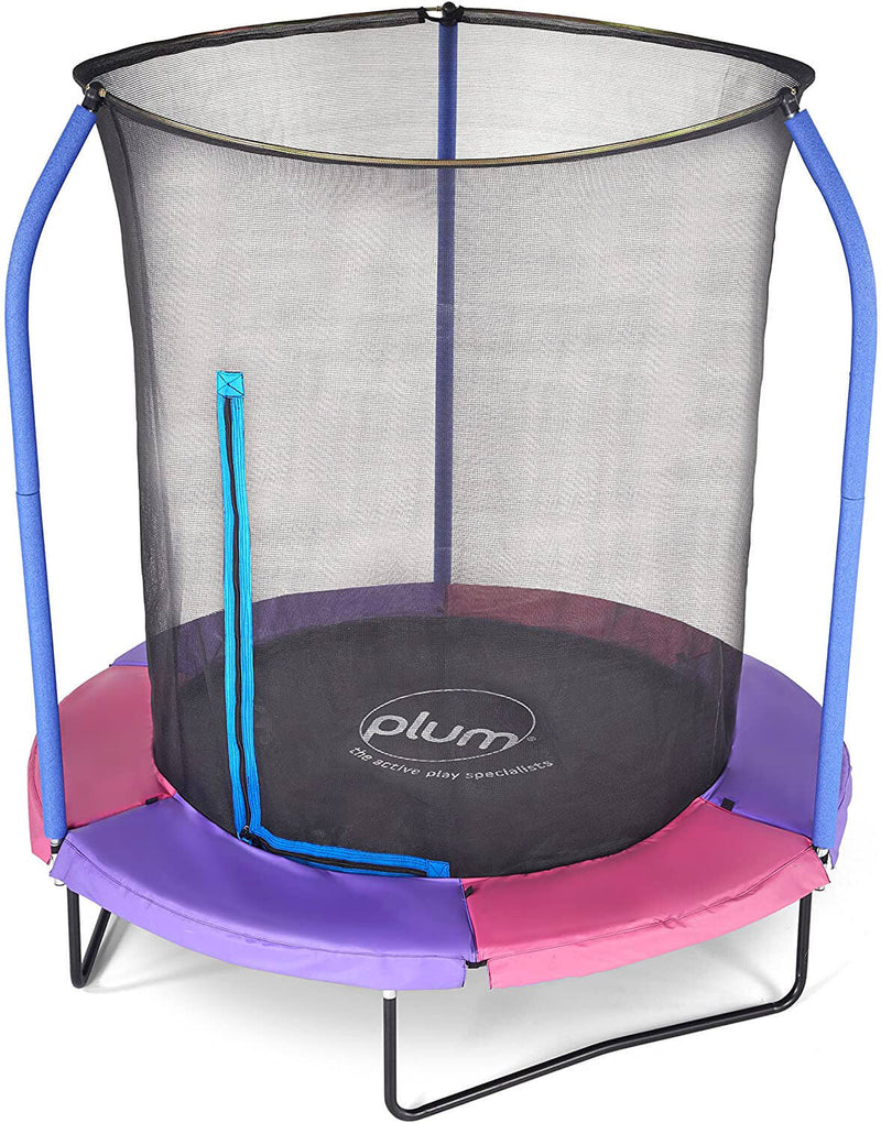 Trampolino Tappeto Elastico per Bambini Ø182 cm con Rete di Sicurezza 