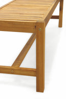 Panca da Giardino 150x40x45 cm in Legno di Acacia Soriani Bali