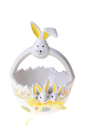 Set 2 Cestini con Coniglietti 15x14x H 21 cm