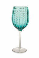 Set 6 Calici in Vetro 300 ml Villa d'Este Home Tivoli Coppa Verde Shiraz