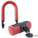 Kit Antifurto Lucchetto e Catena 170 cm in Acciaio per Moto Scooter T.J. Marvin Z039 Rosso