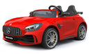 Macchina Elettrica per Bambini 2 Posti 24V con Licenza Mercedes GTR AMG Rossa