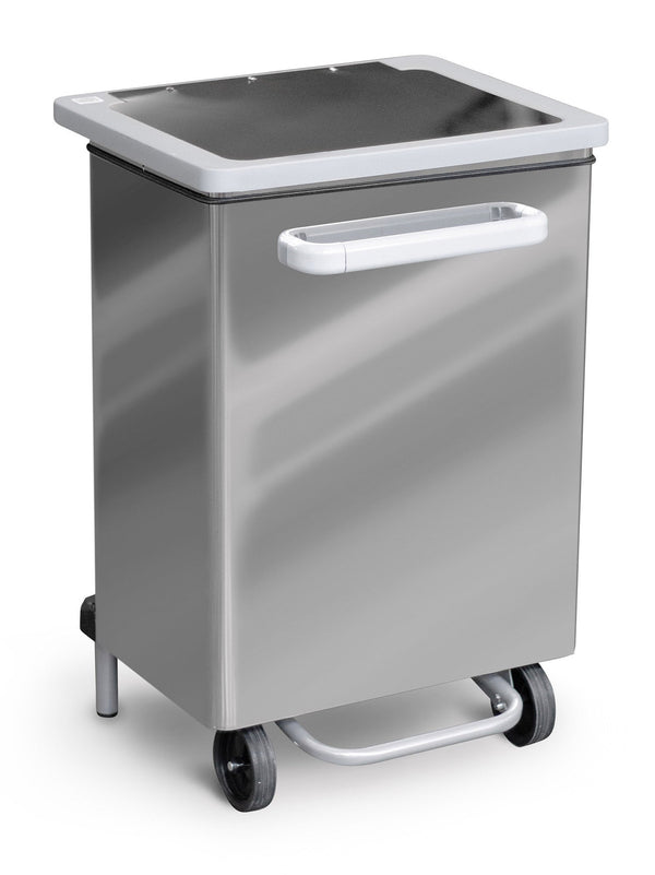Pattumiera Per Raccolta Differenziata 47x37xh70 cm in Acciaio Inox a Pedale Lucido online