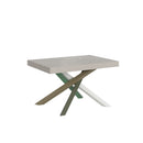 Tavolo Allungabile 140/244x90 cm Volantis Cashmere Gambe Multicolore 4/A      
