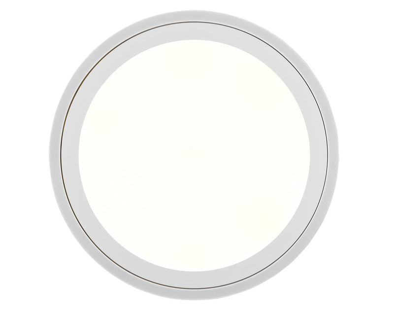 Plafoniera da Interno a LED in Plastica Bianco Opaco
