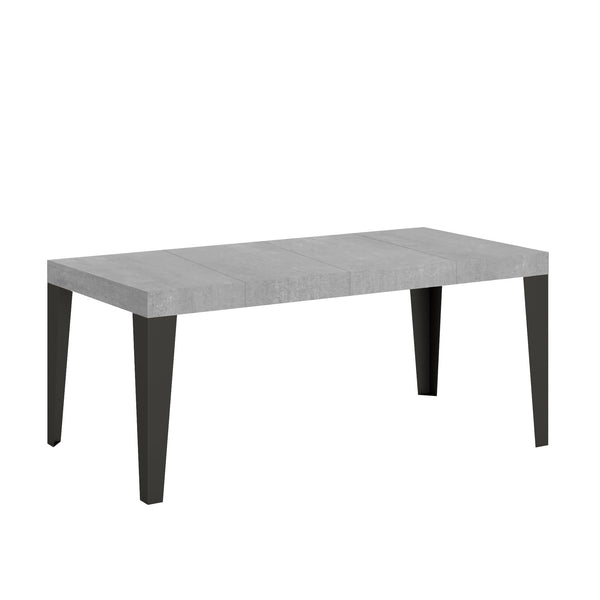 acquista Tavolo Allungabile 90/246x90x77 cm Flame Premium Cemento