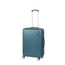 Trolley Valigia Media Rigido 4 Ruote con Combinazione in ABS Ravizzoni Stelvio Verde Bottiglia