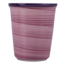 Set 6 Bicchieri Acqua Baita Provence in Ceramica VdE Tivoli 1996 Rosa