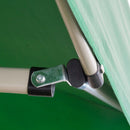 Gazebo Richiudibile Pieghevole 3x3m in Acciaio e PVC Impermeabile Verde