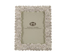 Cornice Roses 21x2,3x26,2 cm in Poliresina e Vetro