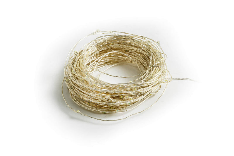 Luci di Natale 180 MICROLED 18m Bianco Caldo da Esterno-Interno Soriani