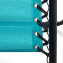 Sedia Sdraio da Giardino Gran Relax 88x65x110 cm in Textilene Verde Petrolio     