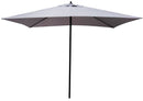 Ombrellone da Giardino 2x3 m Palo Ø38 mm in Acciaio Fadi Push-Up Grigio