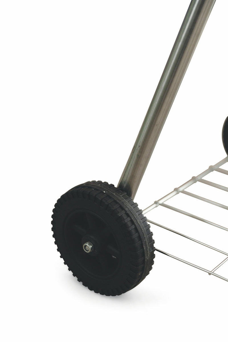Barbecue a Carbone Carbonella Tondo con Ruote Soriani Sun-Day Nero