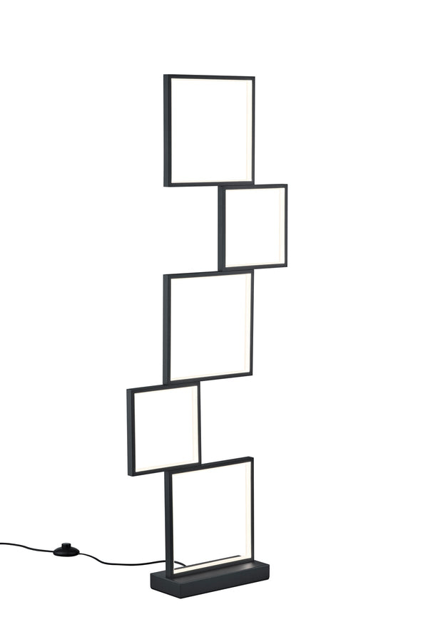 Piantana da Interno a LED in Metallo Nero Opaco prezzo