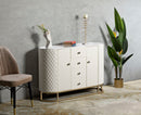 Mobile Sharon 120x40x85 cm in Pino e MDF e Metallo e Plastica      