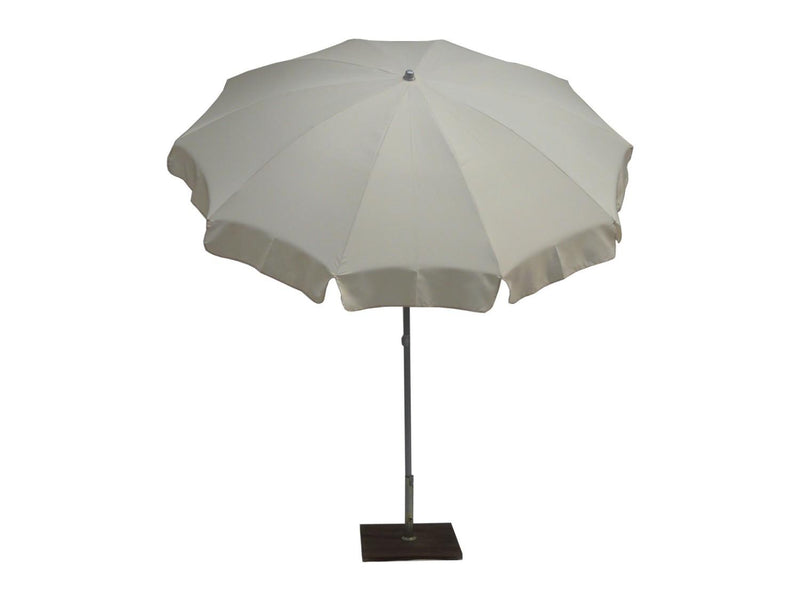 Ombrellone da Giardino Ø2,4 m Palo Ø33 mm in Acciaio Maffei Novara Ecru