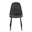 Sedia Avril 43x54x84 h cm in Plastica Grigio scuro