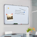 Lavagna Magnetica 110x80 cm in Alluminio con Magnetini e Pennarello Marcatore 