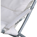Set 2 Spiaggine Sdraio mare Pieghevoli 69x56xH,83 cm Milly Bianco