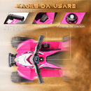 Quad Elettrico per Bambini licenza ufficiale HONDA con Luci LED Clacson e Pedale Rosa  