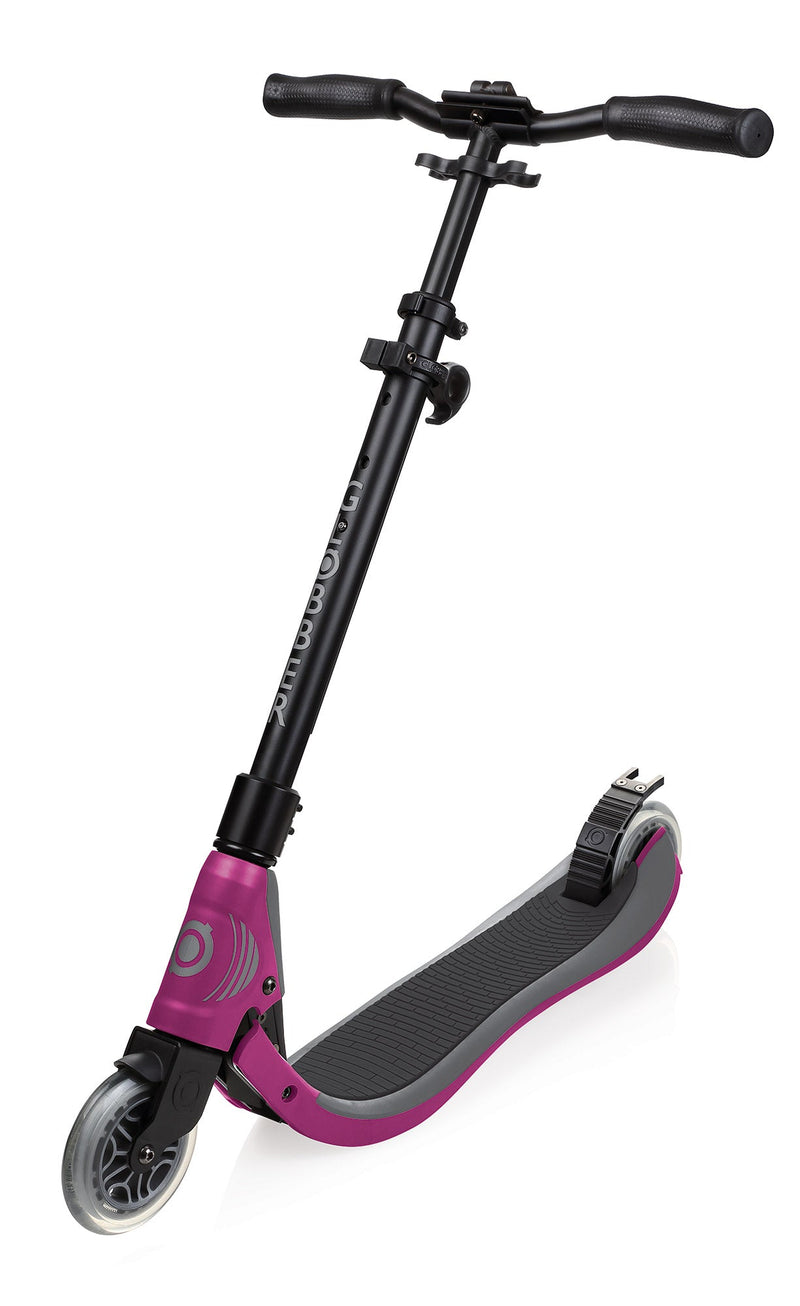 Monopattino 2 Ruote in Alluminio Globber One Nl 125 Nero e Prugna