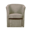 Poltrona Djerba 63,5x62,5x76 cm in tessuto crema