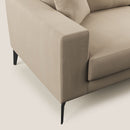 Divano 2 Posti 146x95x91 cm in Tessuto Tortora