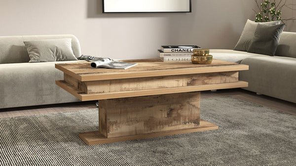 Tavolino Soggiorno 100x55x42 cm Little Big Acero Pereira prezzo