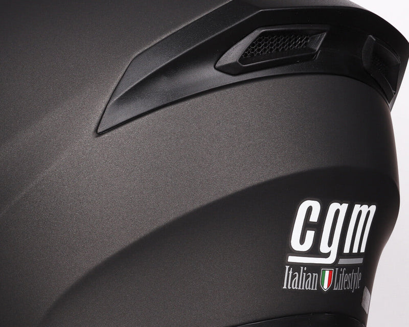 Casco Integrale per Scooter Visiera Lunga CGM Tampere Mono 316A Titanium Opaco Varie Misure