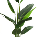 Pianta Artificiale H160 cm Banano con Vaso Verde