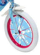 Bicicletta per Bambina 16"" 2 Freni Disney Frozen Azzurra