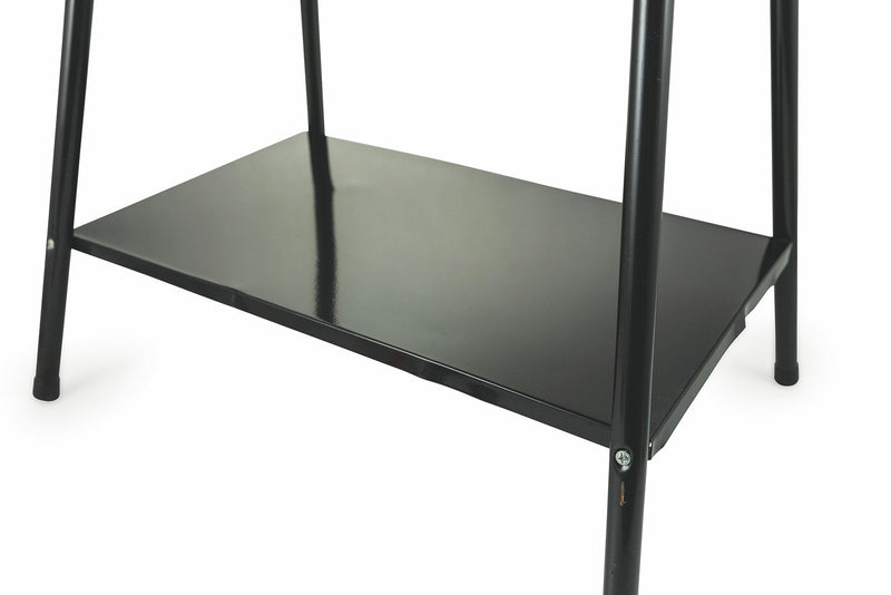 Barbecue a Carbone Carbonella Rettangolare 58x38 cm Soriani Sun-day Nero