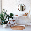 Tappeto Ø80 cm  in Vimini VdE Tivoli 1996 Natural