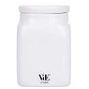 Barattolo Ceci 9,5x9,5x14,5 cm in New Bone China VdE Tivoli 1996 Le Travisate Bianco