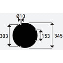 Doccia Solare da Giardino 28L Miscelatore e Braccio Doccia ATI Docce S Grigio Antracite